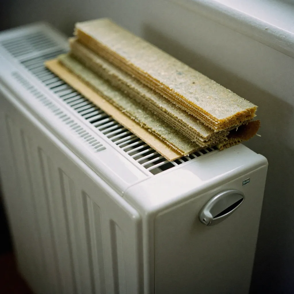 Hemp insulation mats rolled out for installation