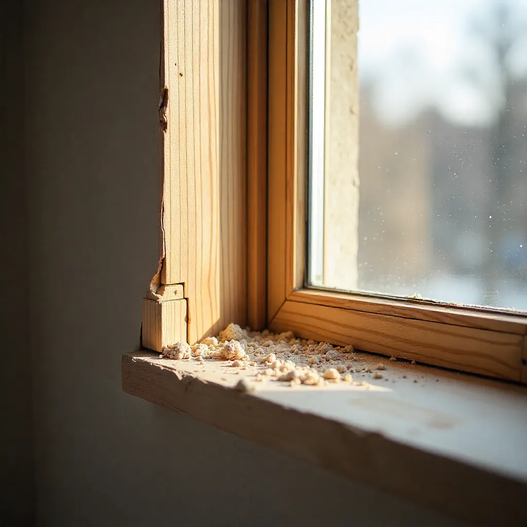 Sustainable insulation material close-up